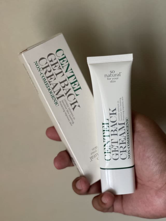 So Natural Centel Plus Get Back Cream review photo by Skincarenoobguy