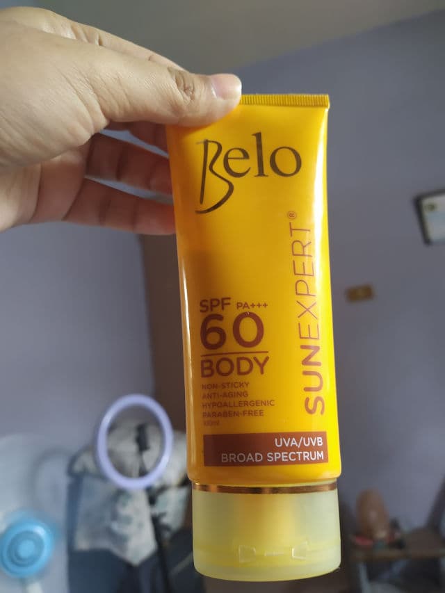 Belo Essentials Sunexpert Body Shield SPF60 AND PA+++ review photo by Skincaring