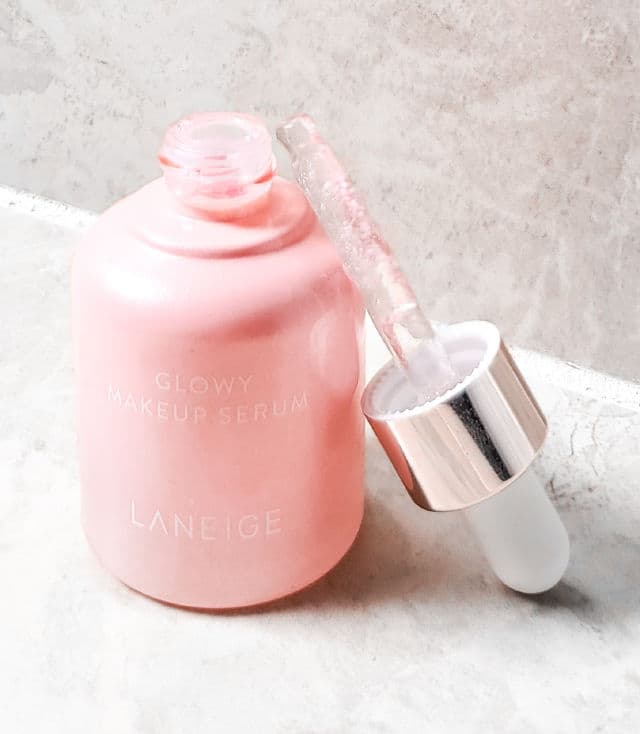 Laneige Glowy Makeup Serum review photo by SkincerelyKeeli