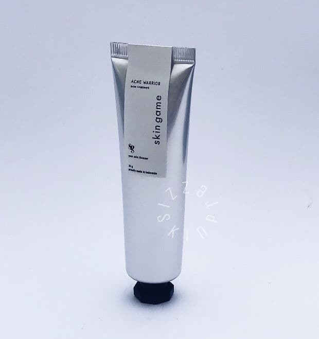 Skin game Acne Warrior review photo by Skinprezzi