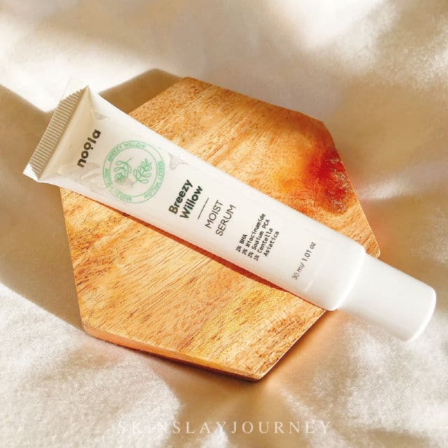 Noola Breezy Willow Moist Serum review photo by Skinslay