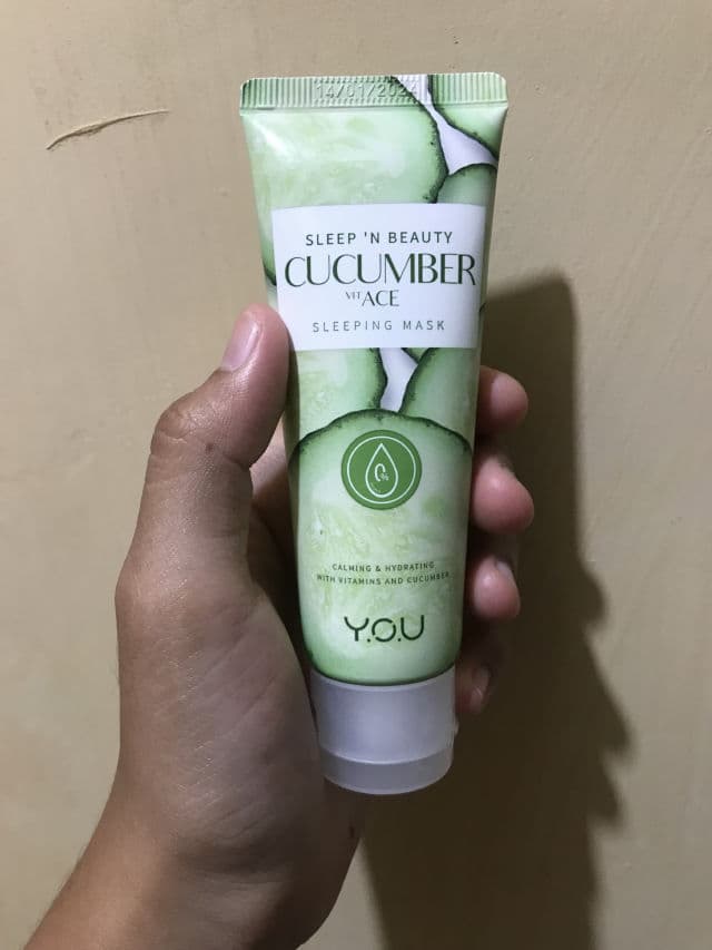 Y.O.U Sleep 'n Beauty Cucumber Ace Sleeping Mask review photo by Skinslay