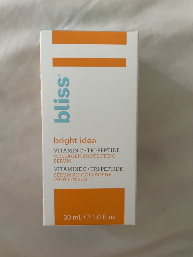 Bliss Bright Idea Vitamin C + Tri-Peptide Face Serum review photo by Rrynskin