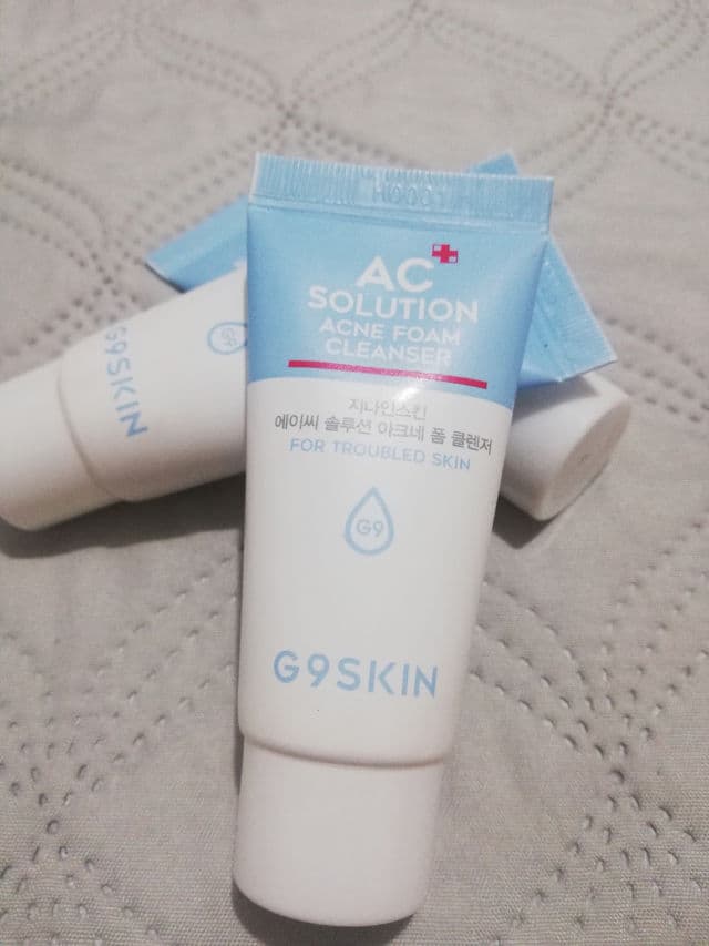 G9 SKIN AC Solution Acne Foam Cleanser review photo by Soojin