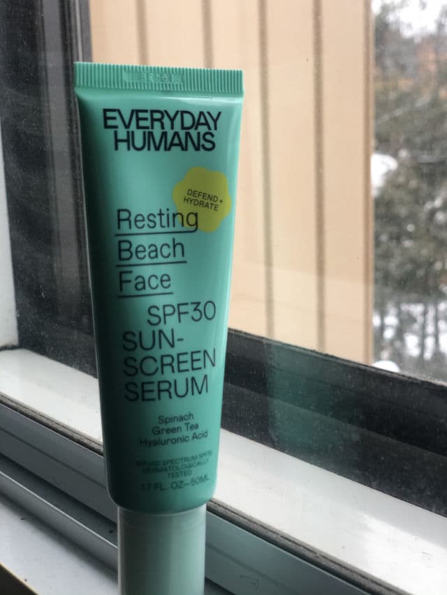 Everyday Humans Resting Beach Face SPF30 Sunscreen Serum review photo by SophieDrop