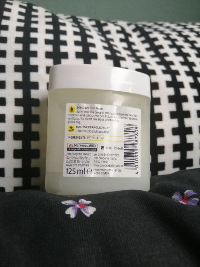 Balea Vaseline review photo by SpillTheTea