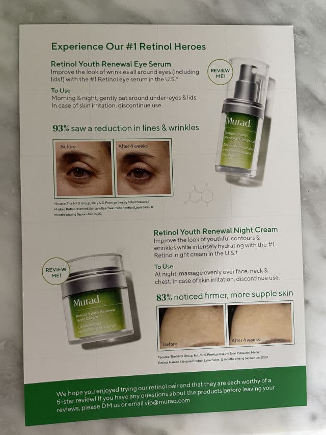 Murad Resurgence Retinol Youth Renewal Eye Serum review photo by StatMaster314