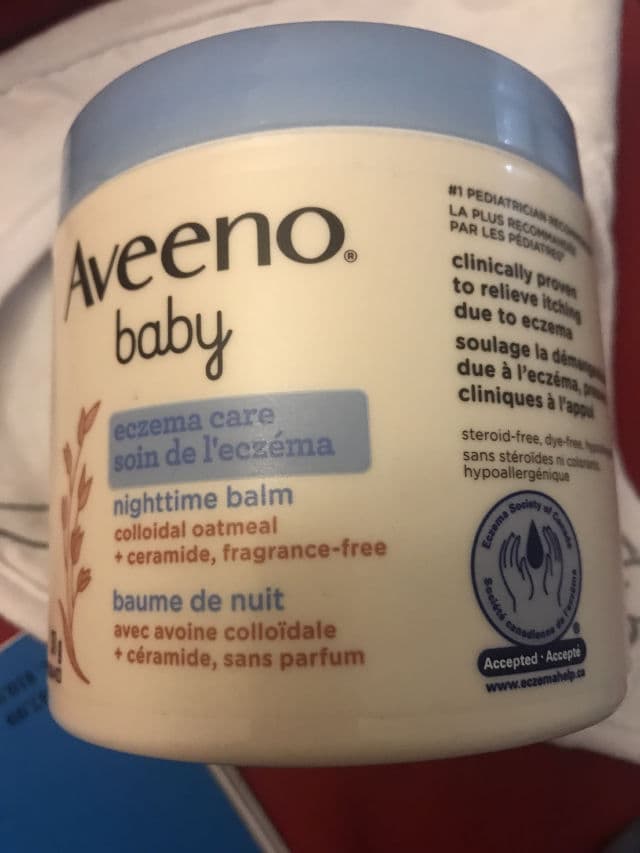 Aveeno Baby Eczema Therapy Nighttime Balm review photo by Sunniya
