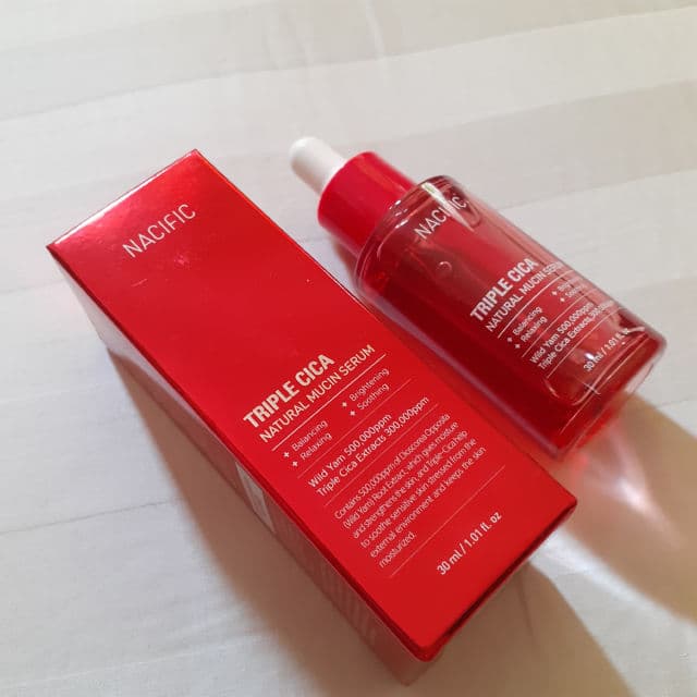 Nacific Triple Cica Natural Mucin Serum review photo by Suriskinsdiary
