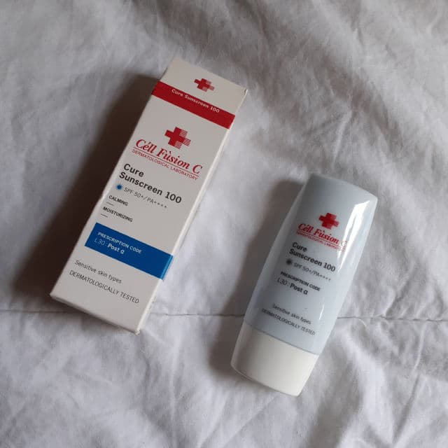 Cell Fusion C Cure Sunscreen 100 SPF 50+ / PA++++ review photo by Suriskinsdiary
