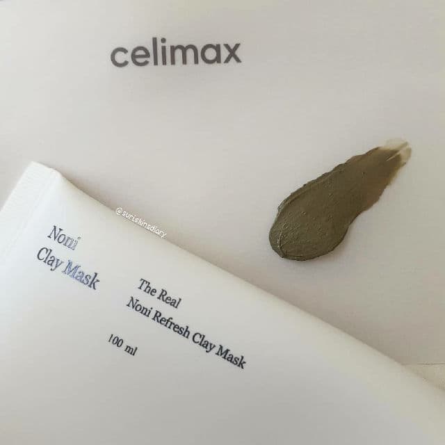 CELIMAX The Real Noni Refresh Clay Mask review photo by Suriskinsdiary