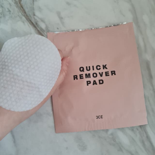 3CE Quick Remover Pad review photo by Sydnie