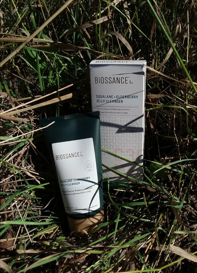 Biossance Squalane + Elderberry Jelly Cleanser review photo by TheEpidermian