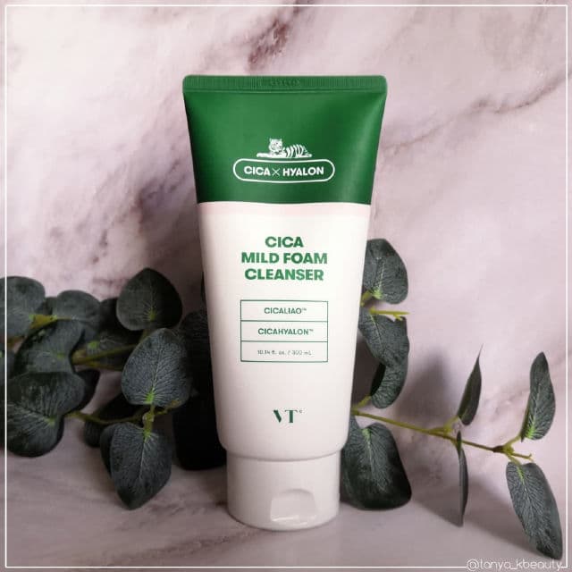 VT COSMETICS Cica Mild Foam Cleanser review photo by TanyaKbeauty