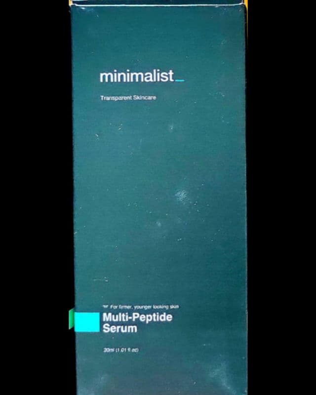 Minimalist Multi-Peptide Serum (7% Matrixyl 3000 + 3% Bio-Placenta) review photo by Tapaswini