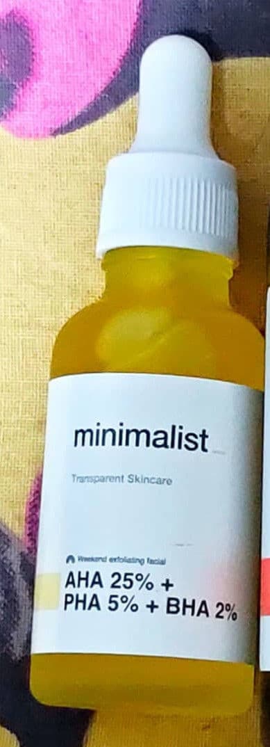 Minimalist AHA 25% + PHA 5% + BHA 2% review photo by Tapaswini