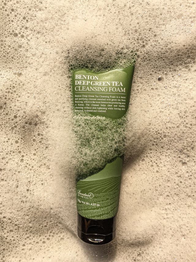 BENTON Deep Green Tea Cleansing Foam review photo by Teej