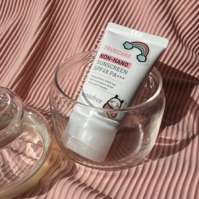 INNISFREE Truecare Non-Nano Sunscreen SPF48 PA+++ review photo by TheGeekyBeaute