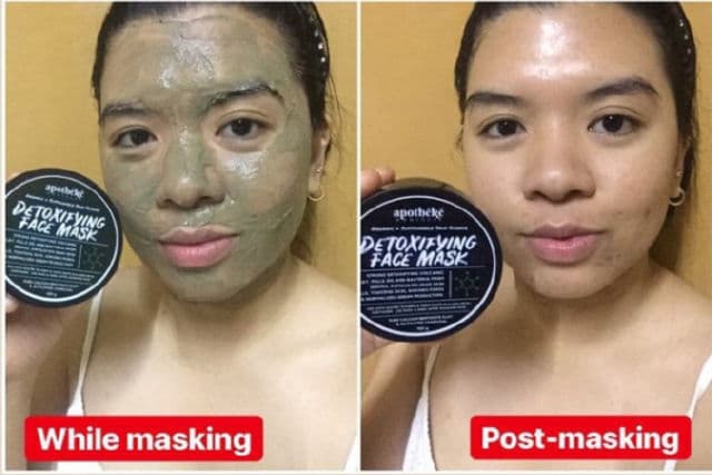 Apotheke Science Detoxifying Face Mask review photo by TheGeekyBeaute