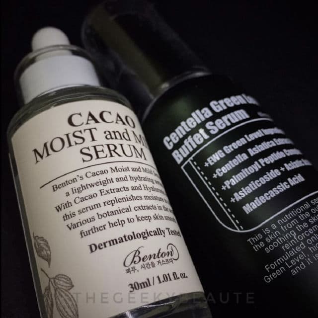 BENTON Cacao Moist and Mild Serum review photo by TheGeekyBeaute