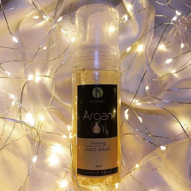 Be Organic Argan Oil Foaming Face Wash review photo by TheGeekyBeaute