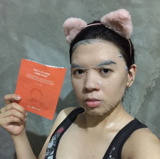 Klavuu Daily Vitamin Care Mask review photo by TheGeekyBeaute