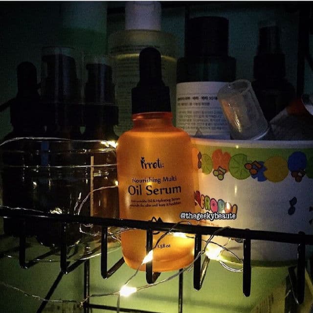 Prreti Nourishing Multi Oil Serum review photo by TheGeekyBeaute
