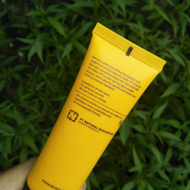 Lacoco en nature Daily UV Counter SPF50 PA++ review photo by Trisnaar