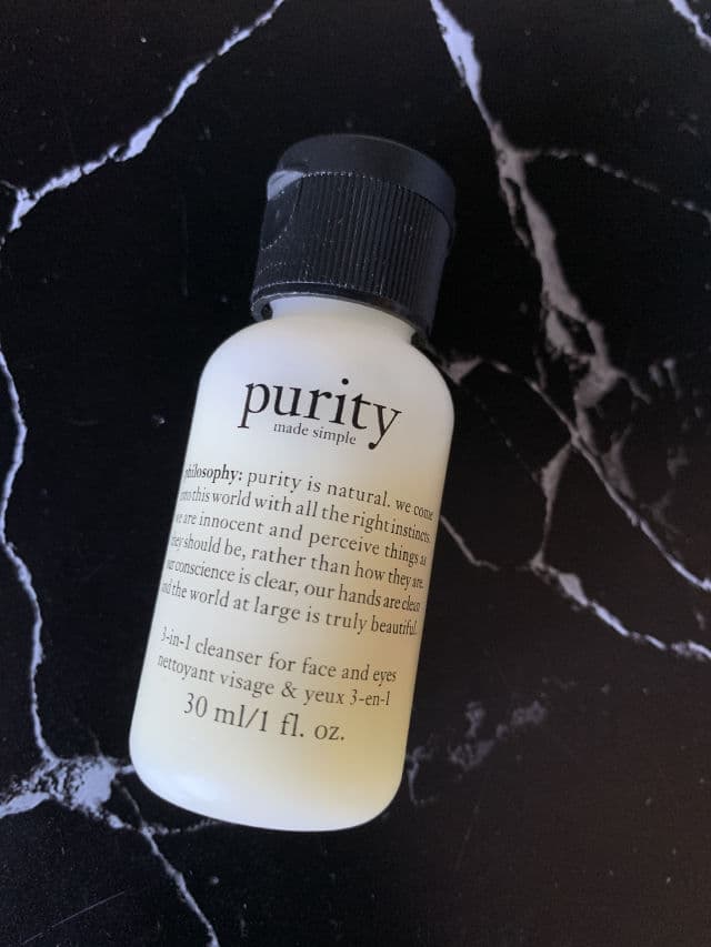 philosophy Travel Size Purity Made Simple One-Step Facial Cleanser review photo by Unadon