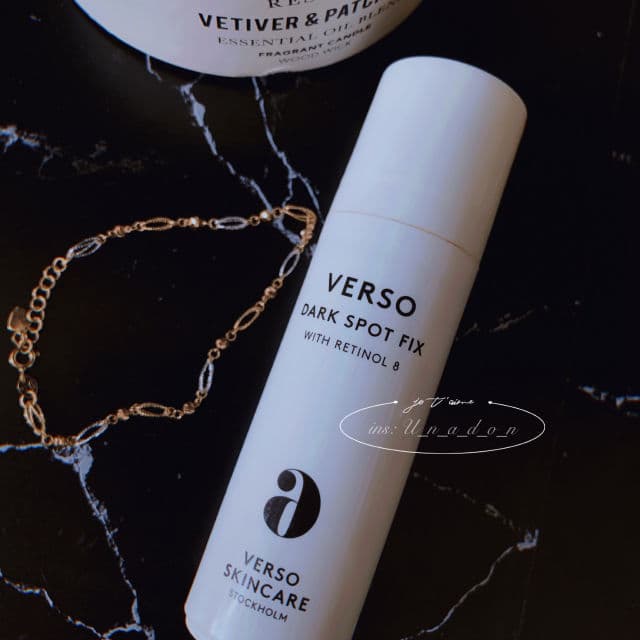 Verso Dark Spot Fix review photo by Unadon