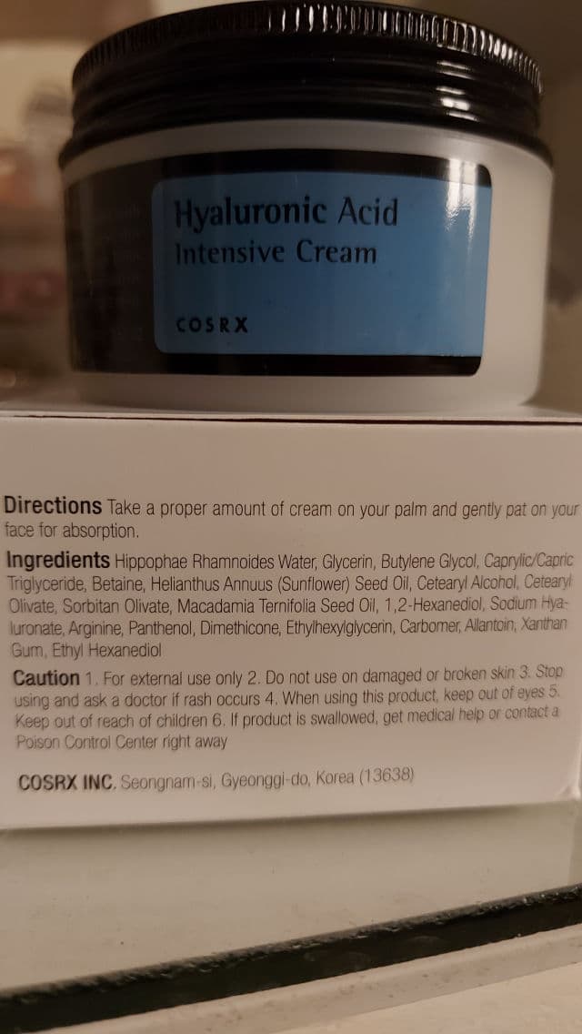 COSRX Hyaluronic Acid Intensive Cream review photo by Unniluna