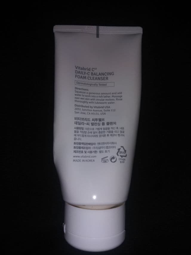 Vitabrid C12 Daily-C Balancing Foam Cleanser review photo by Wendy22
