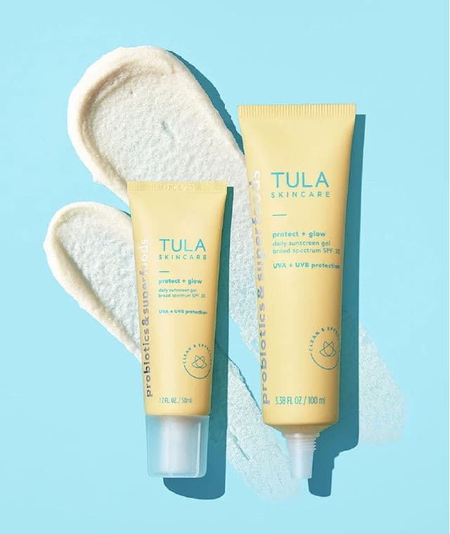 TULA Skincare Protect + Glow Daily Sunscreen Gel Broad Spectrum SPF 30 review photo by Wendyj143