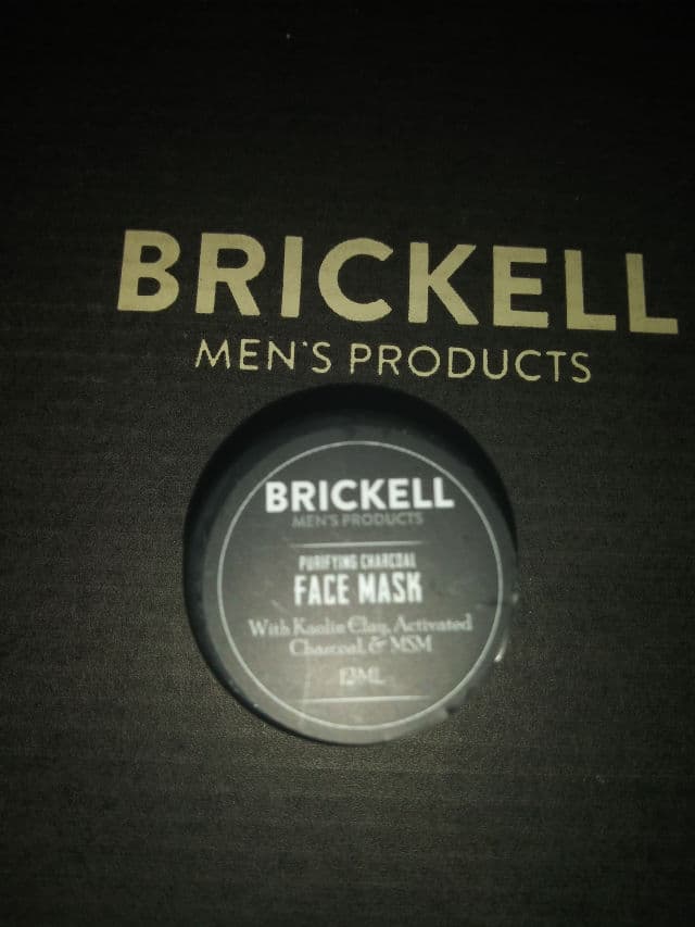 Brickell Men’s products Purifying Charcoal Face Mask review photo by Yessirhedid