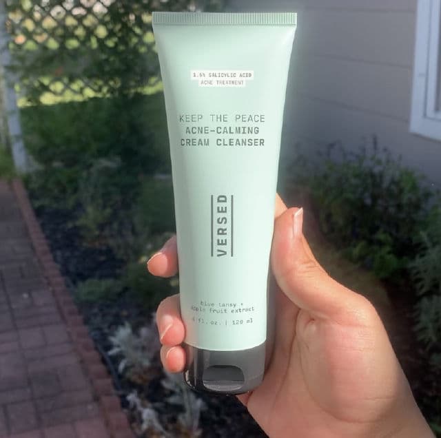 Versed Keep the Peace Acne-Calming Cream Cleanser review photo by Yinlunaa