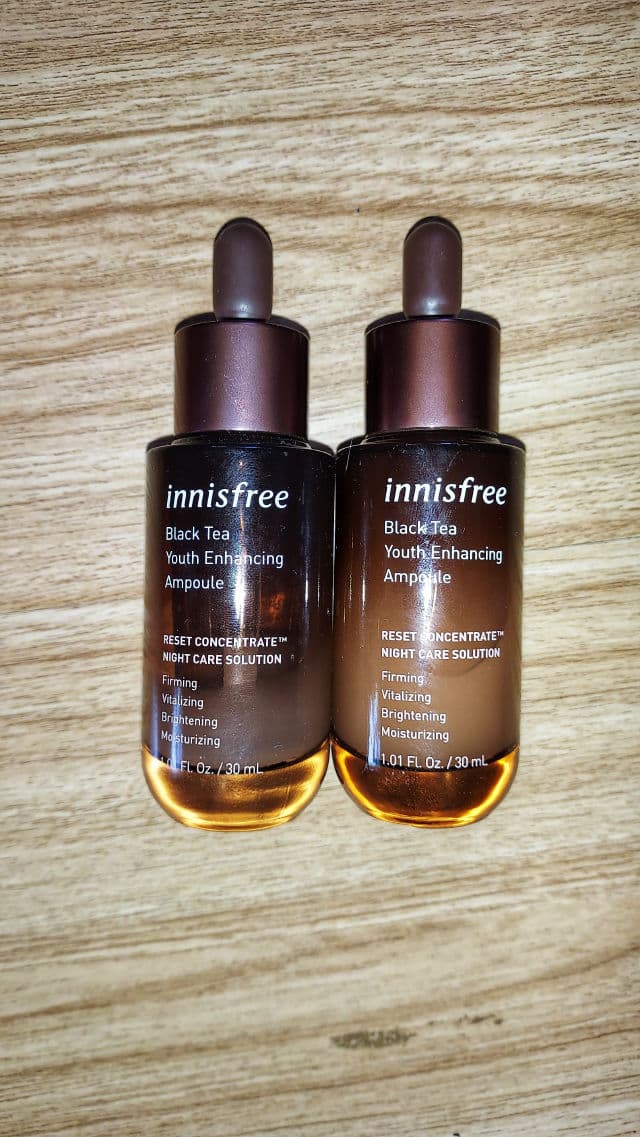 INNISFREE Black Tea Youth Enhancing Ampoule review photo by ZacGrey