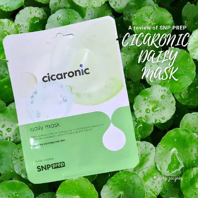 SNP Cicaronic Sheet Mask review photo by ZacGrey