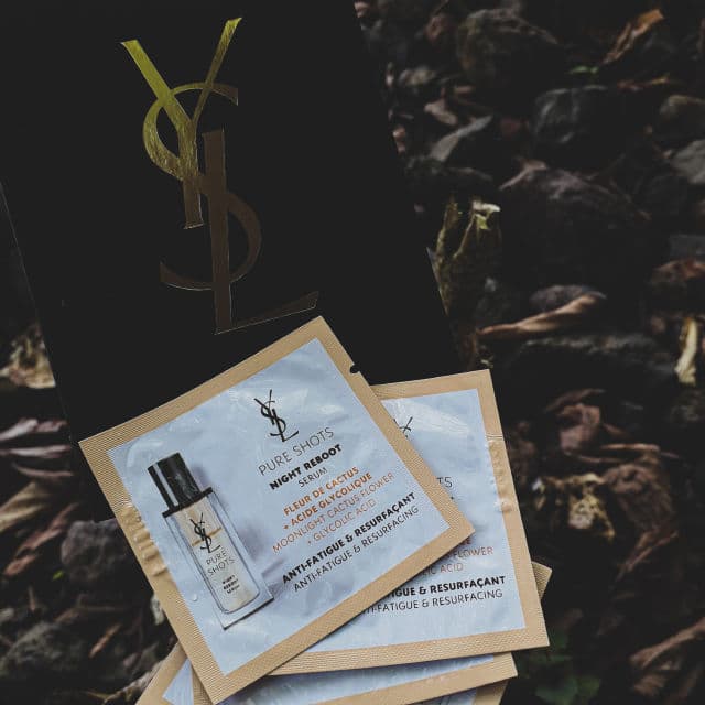 YSL Beauty Pure Shots Night Reboot Resurfacing Serum review photo by Ziyah