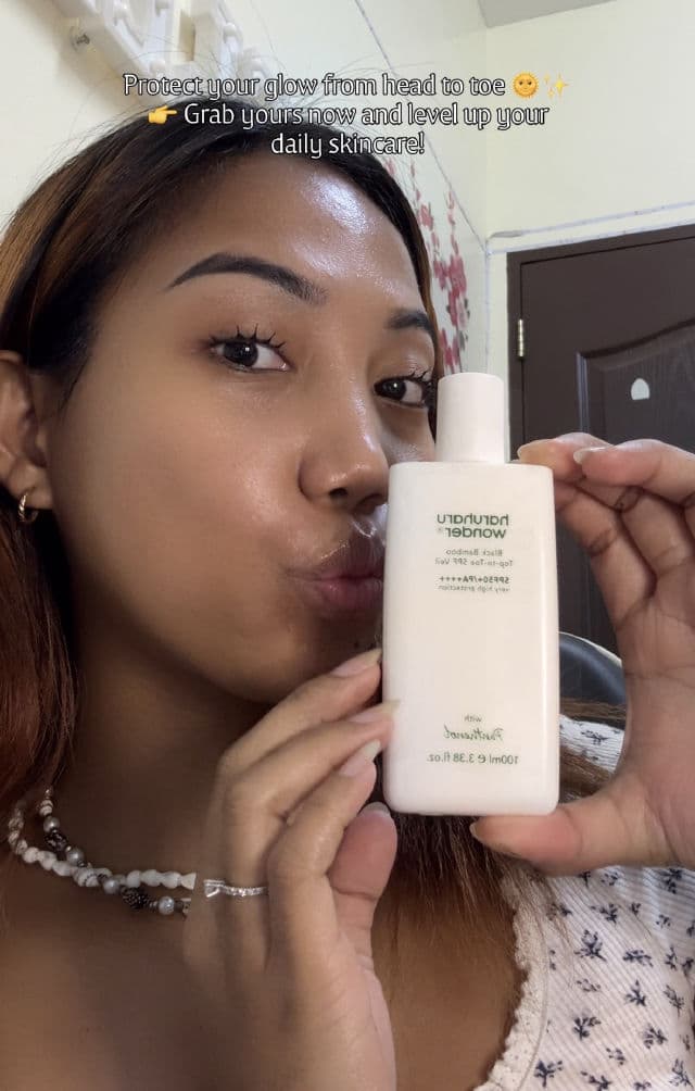 HaruHaru WONDER Black Bamboo Top-to-Toe SPF Veil SPF50+ PA++++ review photo by islandgirlher