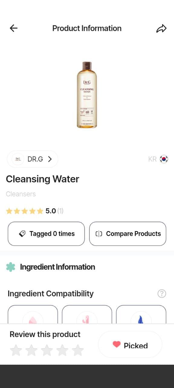 DR.G Cleansing Water review photo by Evelyndelacruz