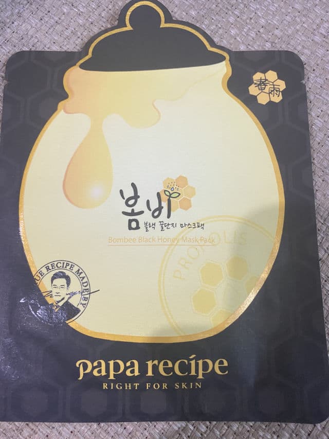 PAPA RECIPE Bombee Black Honey Mask Pack review photo by aeriellle