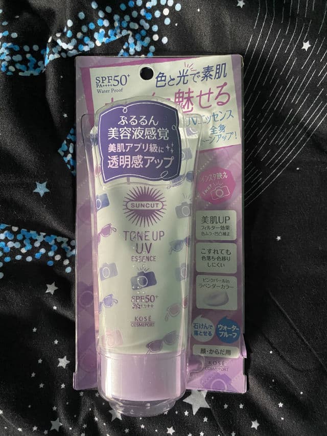Kose Suncut Tone Up UV Essence SPF50+ PA++++ review photo by aimeeeeeo