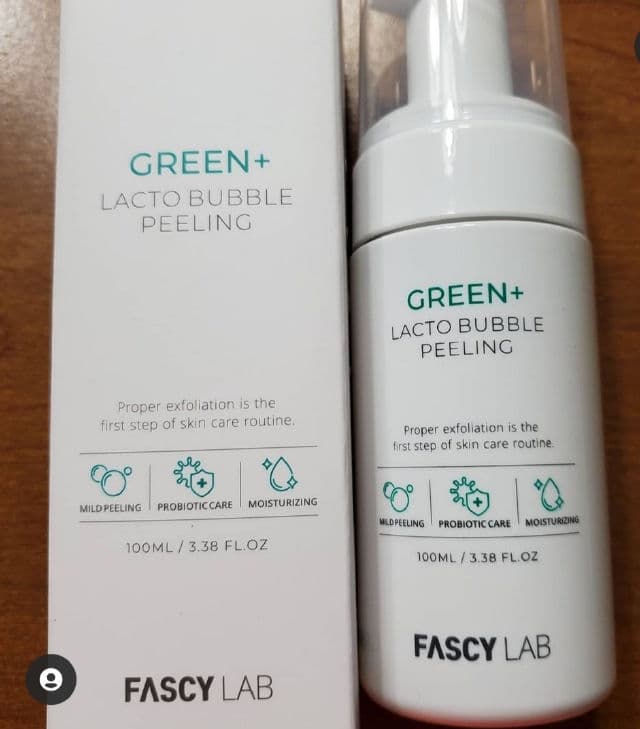 FASCY Lab Lab Green+ Lacto Bubble Peeling review photo by alena07112