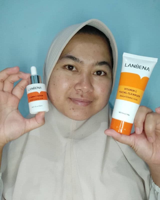 Lanbena 20% Vitamin C Serum with Hyaluronic Acid review photo by aliyatussadiyah
