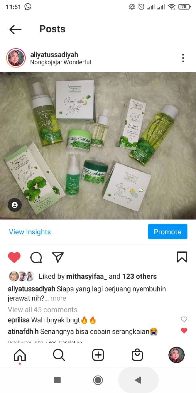 N'Pure Essence Centella review photo by aliyatussadiyah