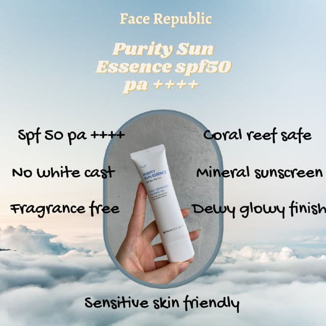 Face Republic Purity Sun Essence SPF50+ PA++++ review photo by almondbutter