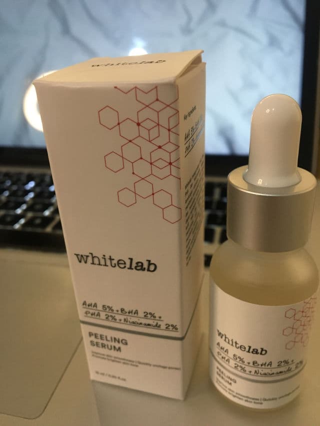 whitelab Peeling Serum AHA BHA PHA review photo by alusanmu