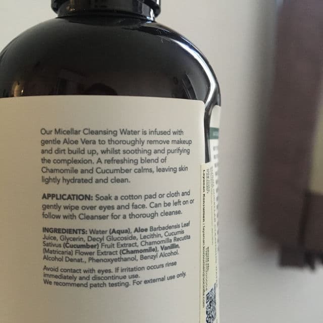 Sukin Micellar Cleansing Water review photo by alusanmu