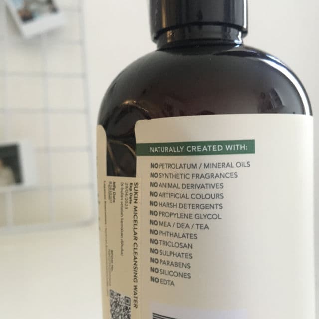 Sukin Micellar Cleansing Water review photo by alusanmu