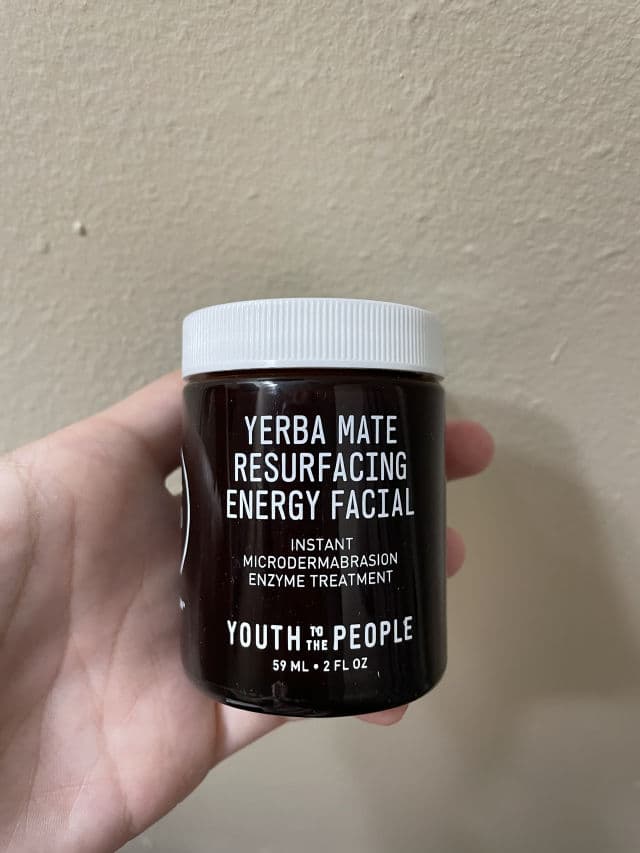 Youth To The People Yerba Mate Resurfacing + Exfoliating Energy Facial with Enzymes review photo by alycia